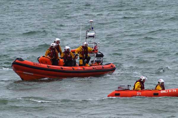 RNLI out in boats for Drowning Prevention Week