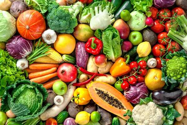 Brightly coloured vegetables for National Vegetarian Week