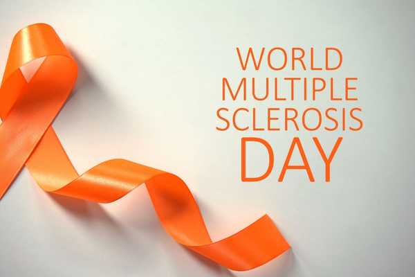 Orange ribbon for World MS Day