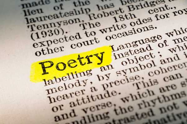 Dictionary definition of poetry for World Poetry Day