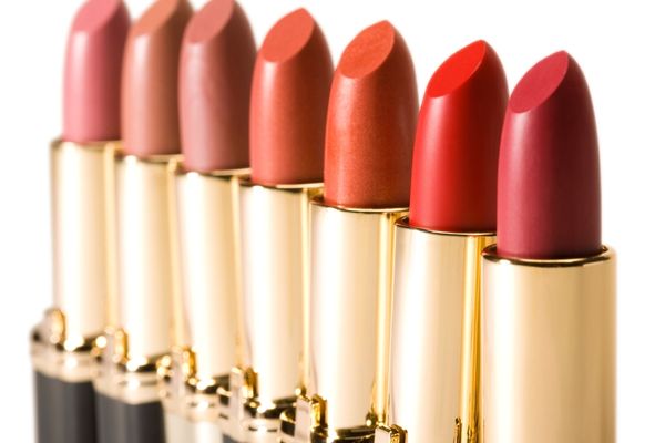 Row of lipsticks for Lipstick Day