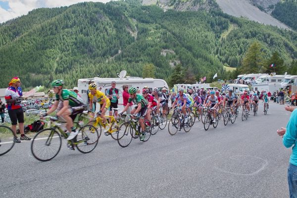 Road cyclists for Start of Tour de France