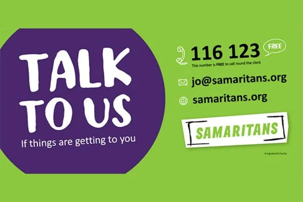 Talk to Us - Samaritans July