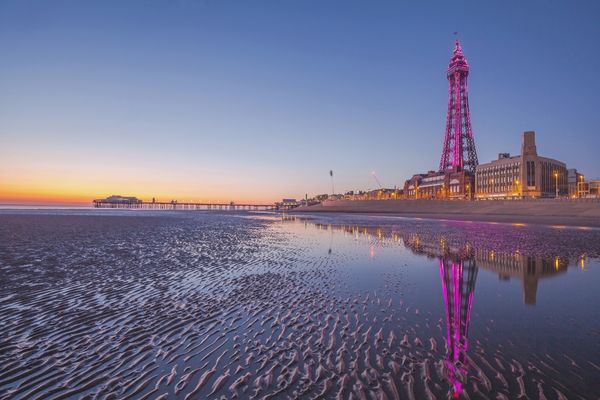 View of Blackpool for Summer Bank Holiday