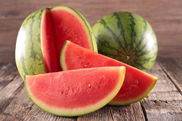 Pink watermelon slices for National Watermelon Day