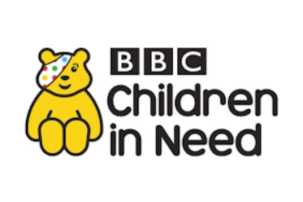 Image of Pudsey Bear and text reading "BBC Children in Need"