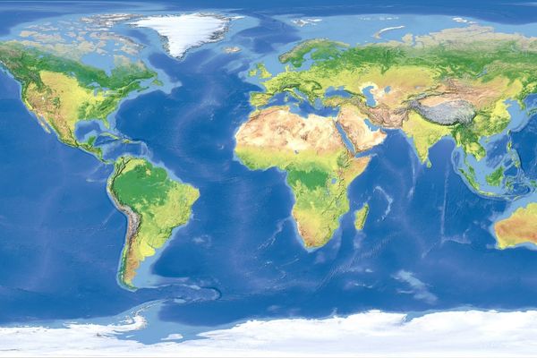 World map for Geography Awareness Week