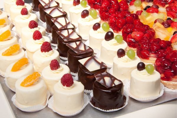 Array of colourful desserts for National Dessert Day