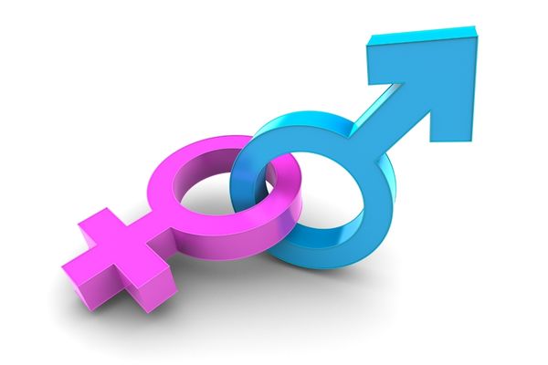 Interlinked male and female gender symbols for World Sexual Health Day