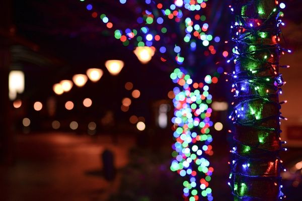 Christmas street lights for Illumination Street Week
