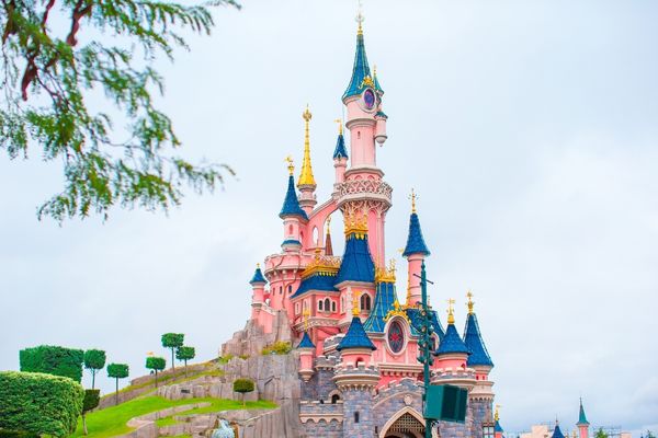 Sleeping Beauty's castle at Disneyland Paris for Walt Disney Day