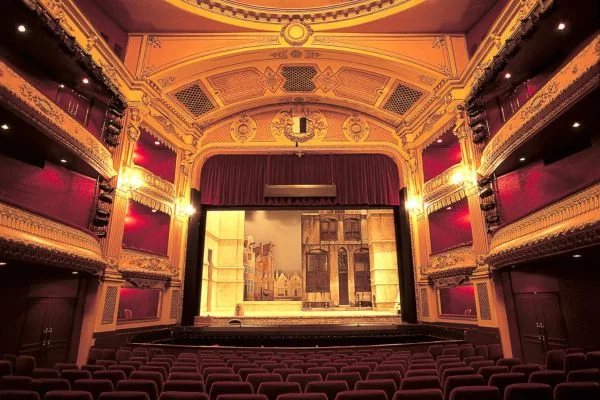 Photo of inside a theatre for Dublin Theatre Festival.