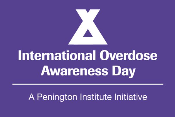 Logo for International Overdose Awareness Day