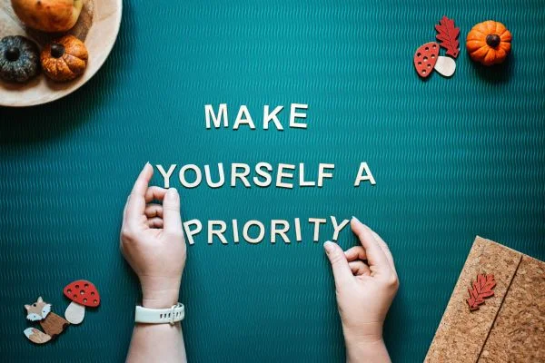 Make yourself a priority message for Self-care September